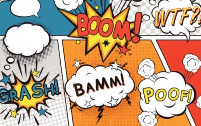 Boom, Paf... Mots typiques de bande dessinée