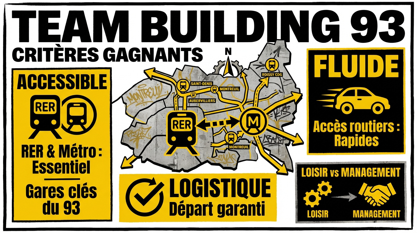 Équipe en activité de cohésion en Seine-Saint-Denis