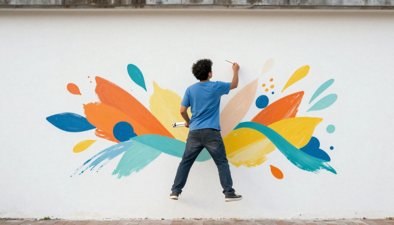 Votre fresque collective aux couleurs de l'entreprise