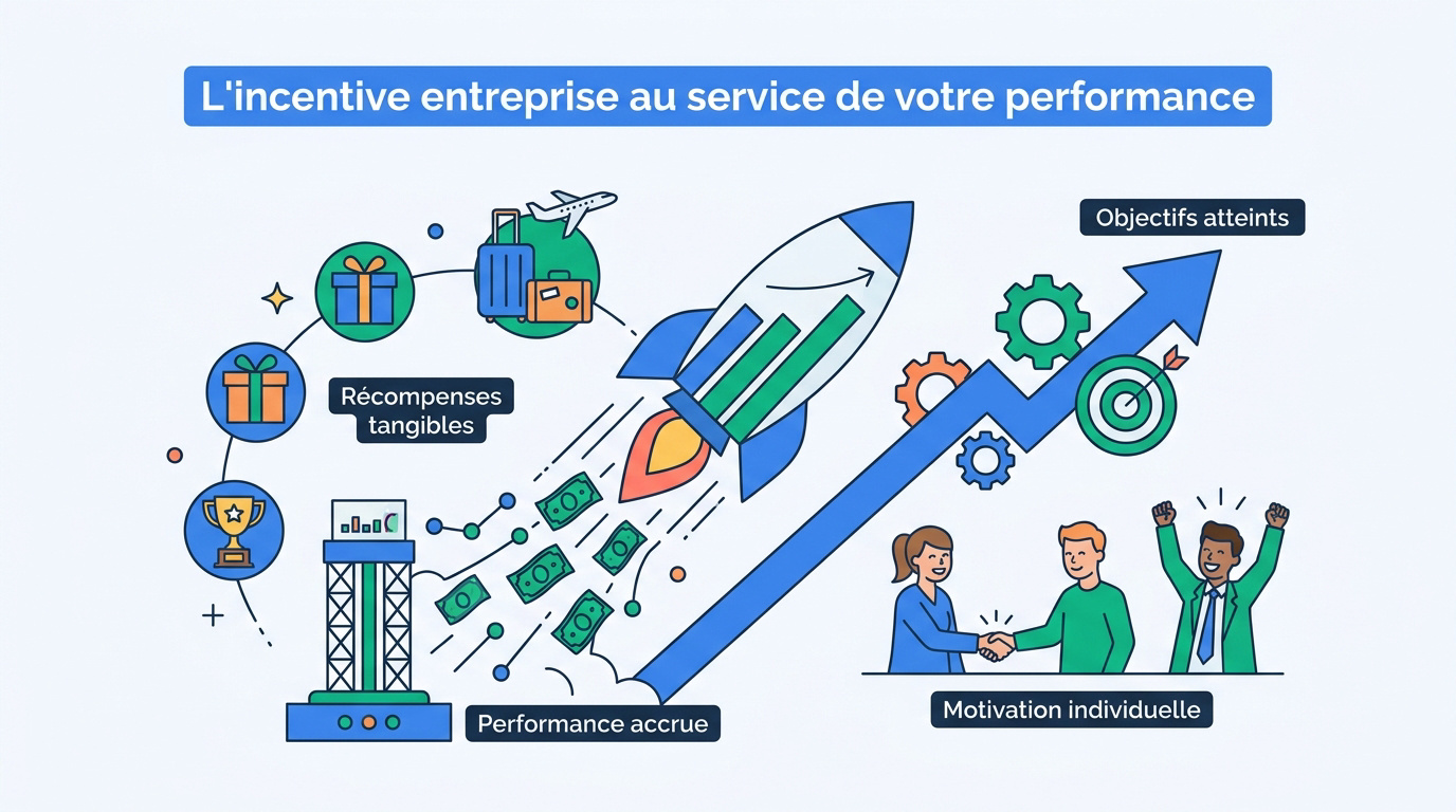 Récompenses et incentive pour booster la performance commerciale en entreprise