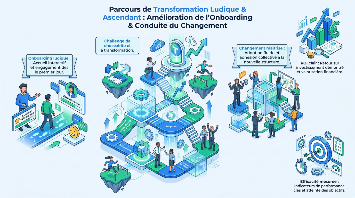 Parcours de transformation ludique en entreprise