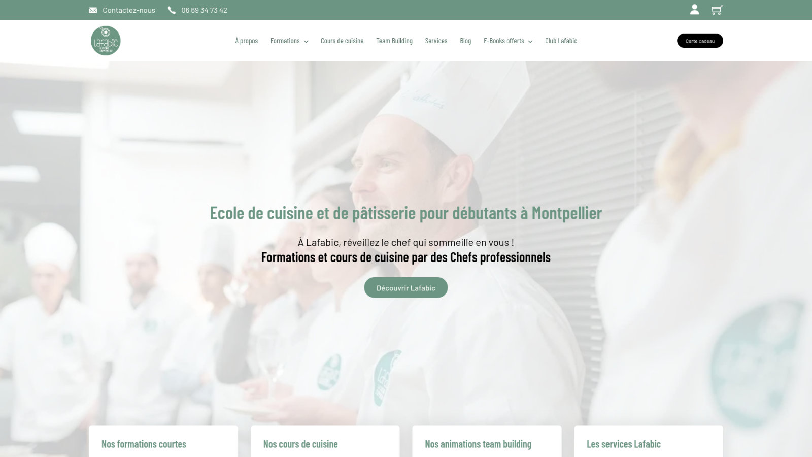 La Fabic pour des ateliers culinaires entre collègues