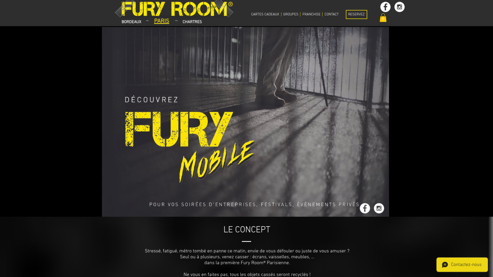 Fury Room : évacuer le stress de manière radicale