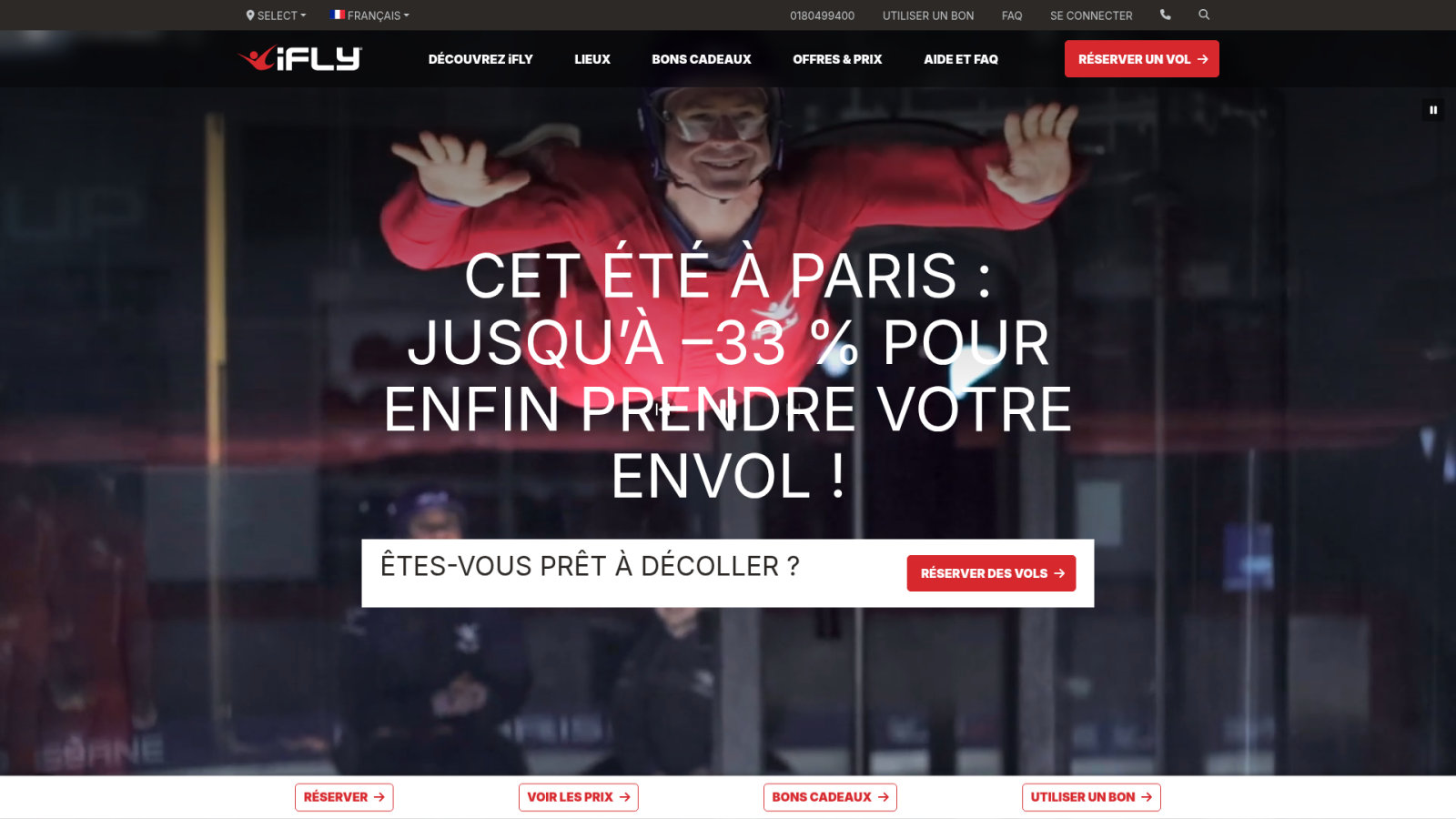 3 sensations fortes garanties chez iFLY Lyon
