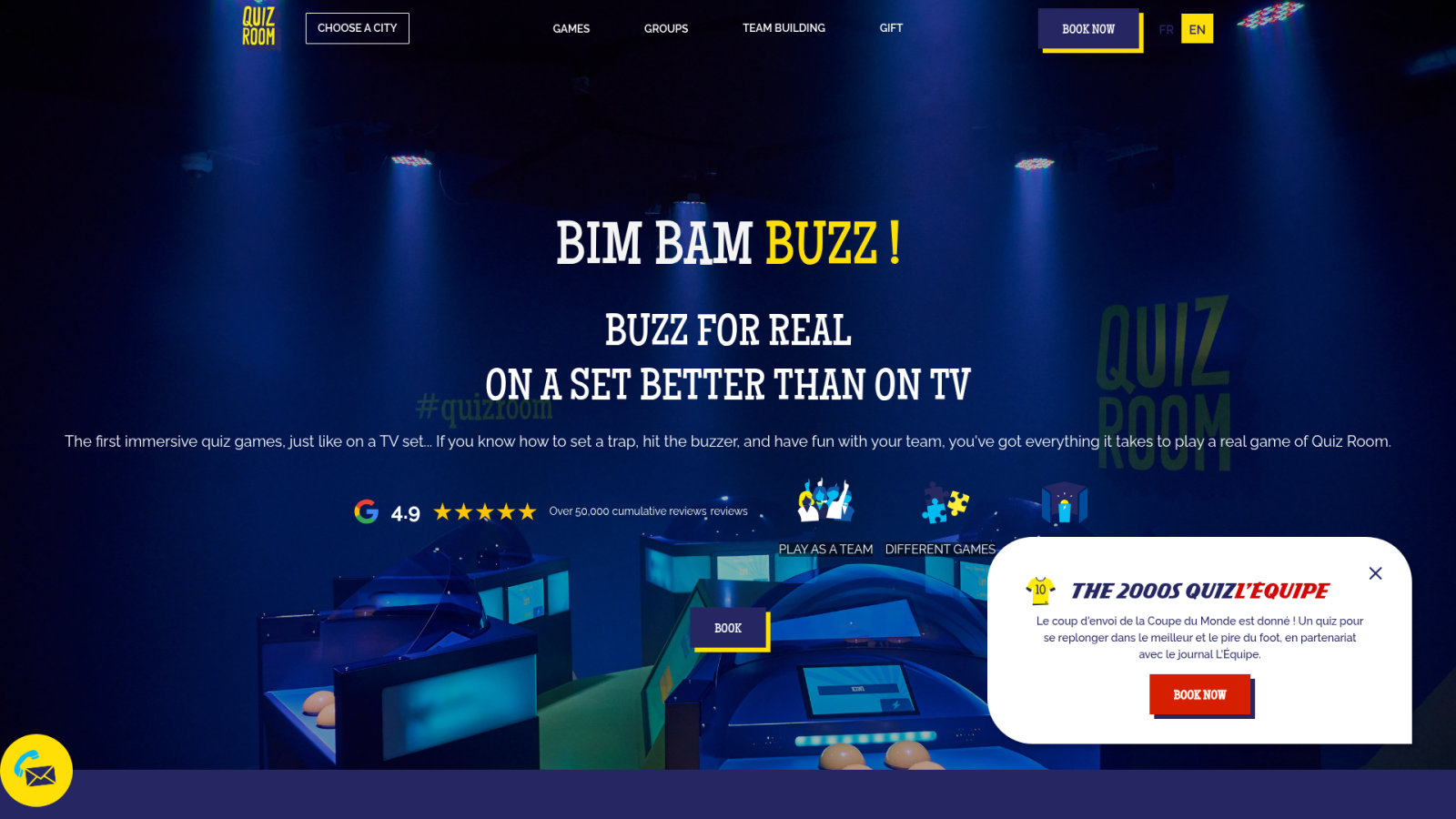 Quiz Room Lyon pour une ambiance plateau télé