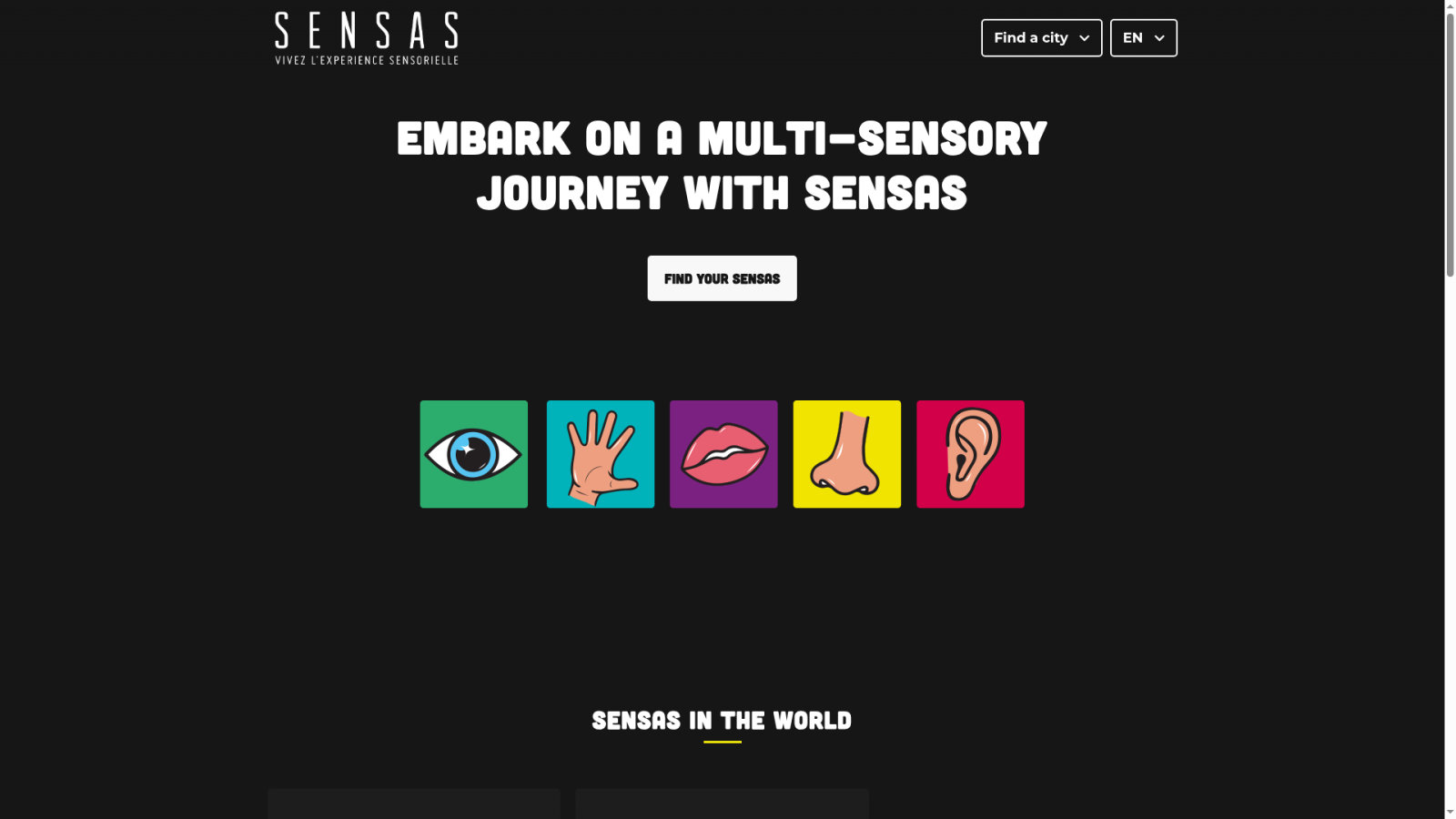 SENSAS : un parcours sensoriel unique dans l'obscurité