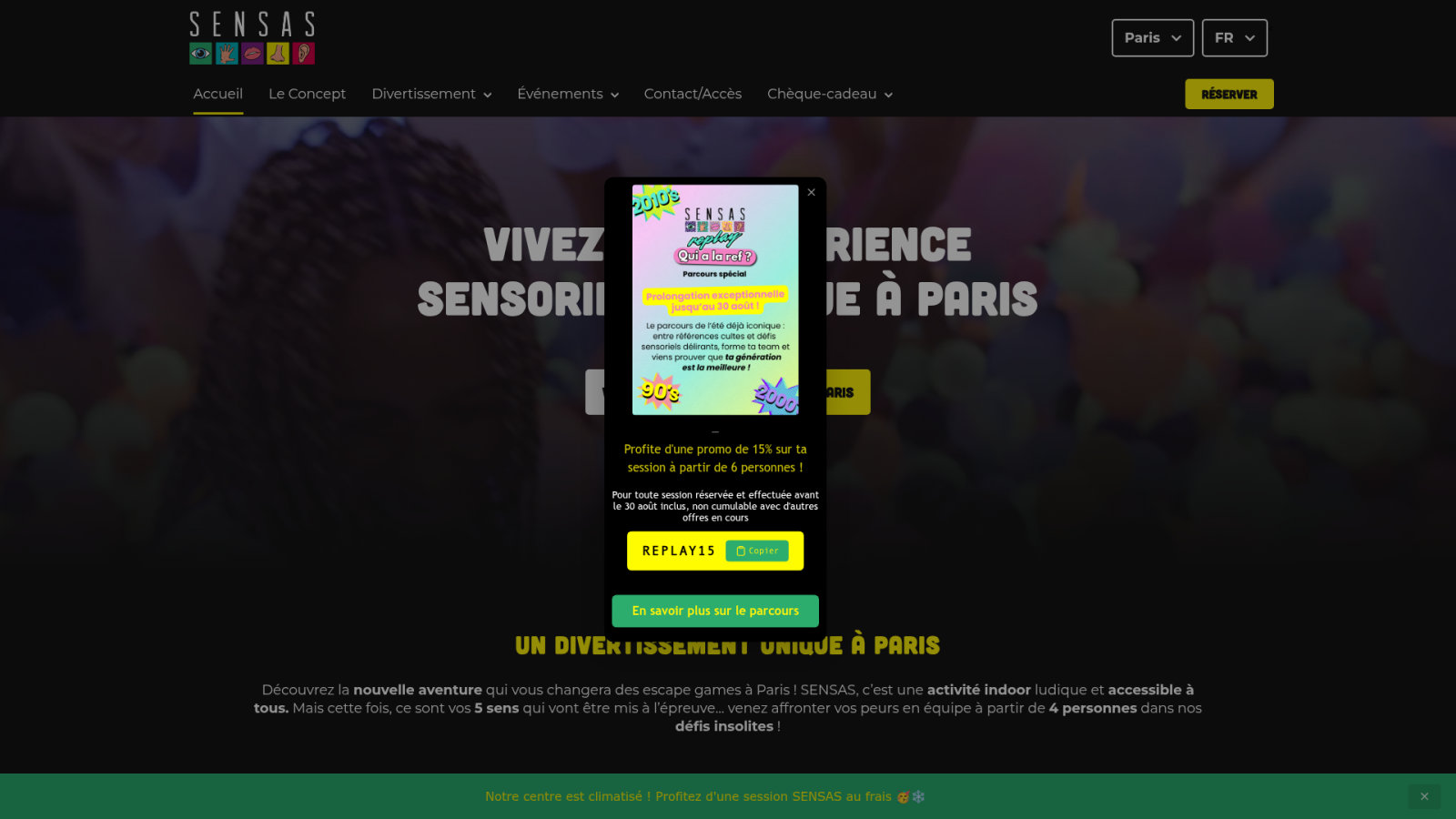 Ateliers créatifs et parcours sensoriels originaux