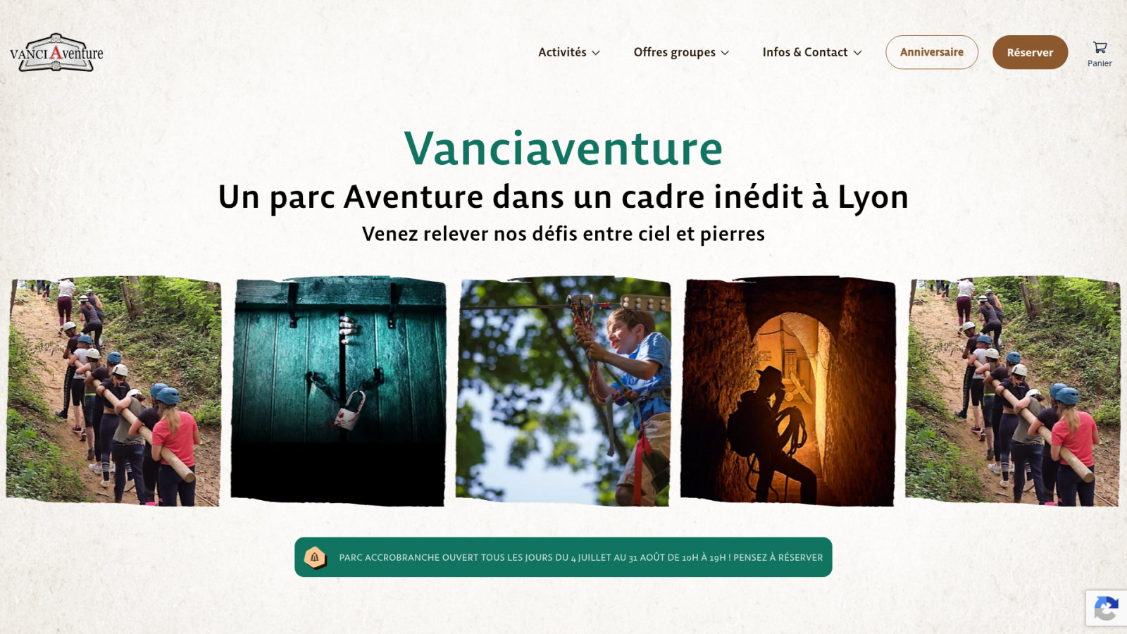 5 raisons de choisir Vanciaventure au Fort de Vancia